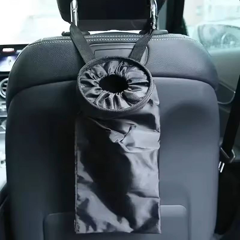 자동차 시트 뒷면에 부착하는 쓰레기통, 쓰레기 봉투 걸 - Seat Cleaner Fabric 리뷰 및 가격