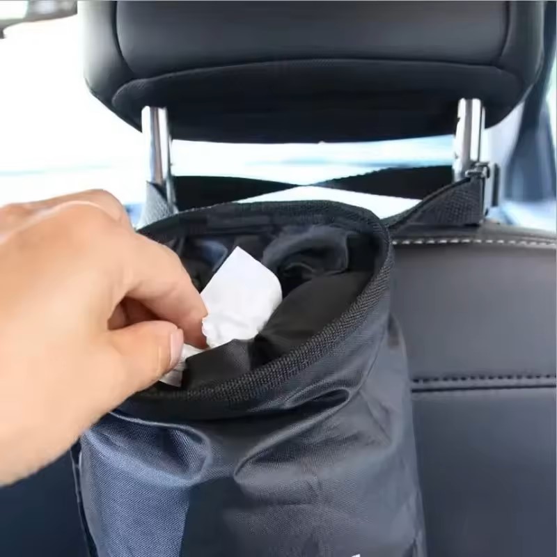 자동차 시트 뒷면에 부착하는 쓰레기통, 쓰레기 봉투 걸 - Seat Cleaner Fabric 리뷰 및 가격